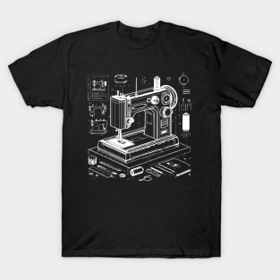 sewing machine design T-Shirt